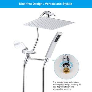 Manguera de Ducha Flexible de Acero Inoxidable Plateado de Estilo Moderno, 1.5m/2m de Longitud, 1/2 de Diámetro Interior, Fácil Instalación, 3 Años de Garantía - Product Image 6