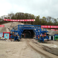 Chariot porte-câbles autopropulsé en acier Q235 de fabrication chinoise avec système hydraulique importé pour le coulage de béton dans les tunnels routiers (GaoFei)