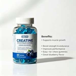 Blueberry-Flavored <b>Creatine</b> Gummies | Convenient, Delicious Supplement for Gym-Goers - Product Image 2