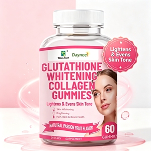 Gummies au collagène blanchissantes au glutathion, éclaircissement naturel et antioxydant, soutien à l'élasticité de la peau, compléments alimentaires pour un éclat blanchissant - Product Image 1