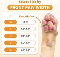 Chaussettes antidérapantes double face pour chiens, forte adhérence pour la protection des pattes, pour chiens âgés, sols en bois dur, bottines pour chiens