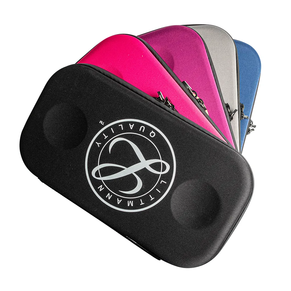 Stethoscope Case for 3M Littmann Classic III/Lightweight II S.Ewith Black,Blue,Gray,Pink,Purple and Turquoise tube