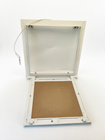 Panneaux d'accès muraux et de plafond en plaques de plâtre en aluminium modernes et verrouillables, avec charnières HVAC réglables et étanches, pour atelier et entrepôt, forme carrée