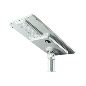 40W All-in-One Waterproof IP65 Aluminum <b>Wall</b> Mount Solar LED Street <b>Light</b> Motion Sensor Battery Power Supply <b>Remote</b> Lighting - Product Image 1