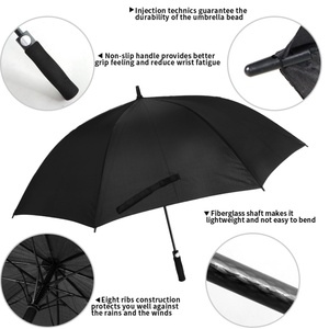 High Quality Large Golf <b>Umbrella</b> OEM ODM with logo Windproof Luxury Fashion Strong Golfer <b>Umbrella</b> Wholesale Straight <b>Umbrella</b> - Product Image 3