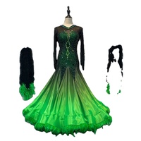 B-23057 personnalisé nouvelle robe de danse de salon standard international robes de danse de salon en soie perlée de haute qualité à vendre