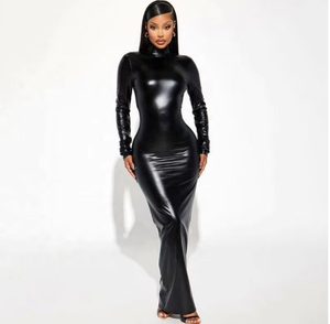 WgセクシーバックレススキンタイトドレスレディースTシャツ - Product Image 3