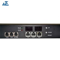 AZE 1U 19 pouces, montage en rack, 24 prises C13, surveillance à distance, PDU intelligent, noir, 15A 220V, transmission d'énergie électrique, CE/RoHS