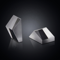Prisme télescopique semi-pentagonal avec revêtement AR, réfléchissant, en aluminium argenté, utilisé pour les télémètres et les télescopes