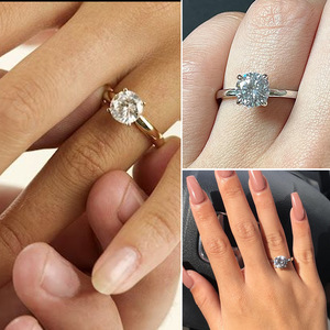 Daihe 2025 New arrival thời trang thép không gỉ Zircon sinh nhật đá vòng vít có thể thay thế Birthstone Nhẫn - Product Image 5