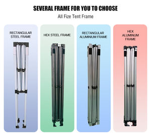 אוהל גזיבו מתקפל נייד מבד אוקספורד 600D עמיד בפני קרינת UV ומים, עם תעודת CE, לתערוכות. - Product Image 4