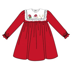 Conjuntos de Ropa para Niño de Alta Calidad, 2 Piezas, Top y Pantalones Casuales de Color Sólido, para Navidad, Boutique, Tejido de Algodón - Product Image 2