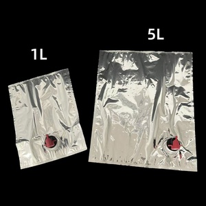 En stock: Envases Bag-in-Box (BIB) de 1L, 2L, 3L, 5L, 10L con grifo y válvula de mariposa para zumos, vino, bebidas, alcohol, refrescos y cócteles. - Product Image 1