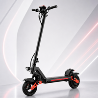 Expédition rapide depuis Naples, États-Unis - Trottinette électrique A9 48V 13Ah 500W avec moteur, pneus à air double, suspension à ressorts, autonomie de 40 miles, trottinette pour adultes