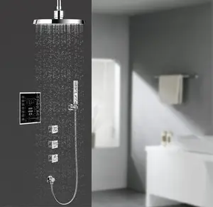 SUNDREAM Automatische thermostat ische digitale Steuerung Warm-und Kaltwasser-Dusch paneele mit 6 Wasser auslässen