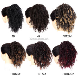 Vente chaude Cheveux Synthétiques Courts Faux <span class=keywords><strong>Queue</strong></span> <span class=keywords><strong>De</strong></span> Poney Postiches Femmes <span class=keywords><strong>Afro</strong></span> Puff Crépus Bouclés Queues <span class=keywords><strong>De</strong></span> <span class=keywords><strong>Cheval</strong></span> avec Cordon Réglable - Product Image 3