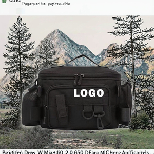 Sac banane multifonctionnel pour homme, étanche, pour sports de plein air, avec fermeture éclair, pour cyclisme, porte-bouteille et porte-outils, en tissu Oxford - Product Image 2