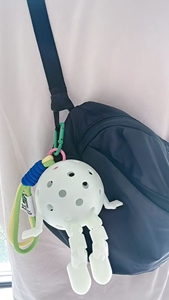 Volon GF01 新登場 ポータブル ピックルボール バッグチャーム 3Dチャーム 編み込みロープ ランヤード デコレーション トーナメント記念品 - Product Image 3