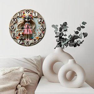 Reloj de Pared de Madera de 10 Pulgadas para Piloto con Mapa Aeronáutico Seccional - Product Image 4