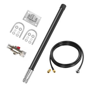 15dBi Antena de helio 868MHz 915MHz Wifi Exterior FRP Fibra de vidrio Omni Lora Antena de fibra de vidrio de comunicación de doble banda - Product Image 1