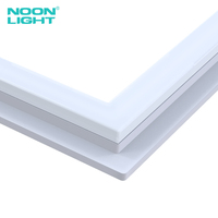 Plafonnier encastré ou en saillie à éclairage latéral 60x60 60x120 30x120 30W 40W avec cadre en aluminium