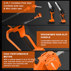 Podadora de Poste <span class=keywords><strong>2</strong></span> en 1, Telescópica, Inalámbrica, de 21V, para Podar Árboles - Product Image 3