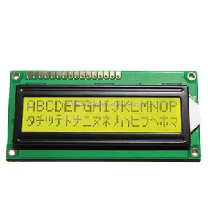 1602 LCD modülü 16x2 karakter LCD ekran modülü sarı yeşil mavi 3V 5V