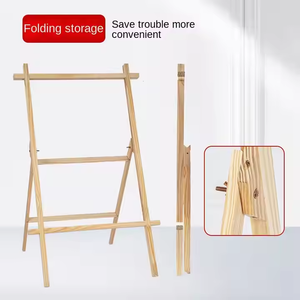 Caballete <span class=keywords><strong>de</strong></span> <span class=keywords><strong>Pintura</strong></span> Portátil <span class=keywords><strong>de</strong></span> <span class=keywords><strong>Madera</strong></span> y Soporte <span class=keywords><strong>de</strong></span> Exhibición Publicitario, Plegable, <span class=keywords><strong>de</strong></span> Pie, Resistente, 60x90cm, para Uso <span class=keywords><strong>en</strong></span> Exteriores - Product Image 5