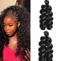 Cheveux synthétiques à tresser bouclés italiens, prix de gros, 12 pouces, 75g, soyeux, boucles italiennes, ondulations lâches, boucles françaises, spirales bouclées