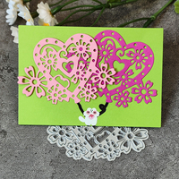 AAGU metallo taglio Die Scrapbook carta goffrato modello di Album di carta artigianale cuore decorativo fiore Scrapbooking Craft muore