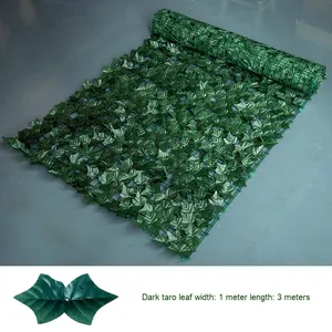 Filet de clôture décoratif de plante verte simulée transfrontalière <span class=keywords><strong>feuille</strong></span> artificielle matière plastique pour bloquer les plantes pour les décorations extérieures - Product Image 6