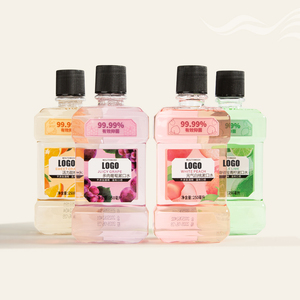 99,99% Anti-Antibakteri 250ml Perawatan Mulut Bebas Fluorida Kapasitas Besar Bebas Alkohol <span class=keywords><strong>Herbal</strong></span> Alami Mint Penyegar Napas Obat Kumur - Product Image 1