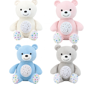 Doudou Apaisant pour Bébé en Peluche Ultra Douce avec Lampe de Projection Ciel Étoilé, Sons de Bruit Blanc et Lumière Apaisante pour 0-3 Ans - Product Image 1
