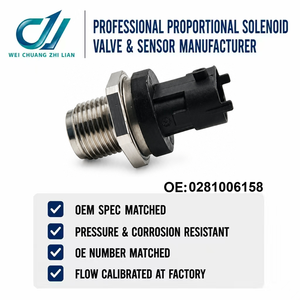Sensor de Presión de Combustible Common Rail 0281006158 para <span class=keywords><strong>Alfa</strong></span> <span class=keywords><strong>Romeo</strong></span> Giulietta <span class=keywords><strong>Mito</strong></span> Fiat Iveco <span class=keywords><strong>1.6</strong></span> 1.9 2.0 <span class=keywords><strong>JTDM</strong></span> Diésel - Product Image 3