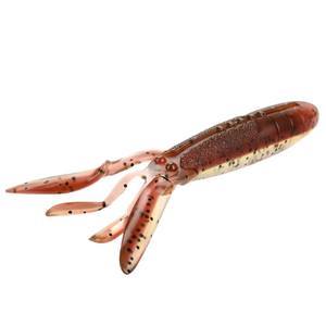 Señuelo de Pesca de Silicona con Forma de Camarón para Pesca de Fondo de Carpa, 94 mm, Diseño de Gusano, 10 Piezas/Bolsa - Product Image 1