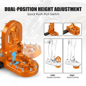 NICECNC Pédale de frein arrière réglable pour moto pour <span class=keywords><strong>KTM</strong></span> <span class=keywords><strong>790</strong></span> 890 <span class=keywords><strong>ADVENTURE</strong></span>/R/<span class=keywords><strong>S</strong></span>/rally 2021-2025 890 SMT 2023 2024 2025 - Product Image 6