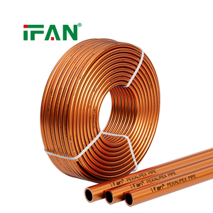 <span class=keywords><strong>Tuyau</strong></span> PEX couleur <span class=keywords><strong>cuivre</strong></span> pour système de climatisation CVC, usine IFAN, en PE-AL-PE, avec découpe laser - Product Image 2