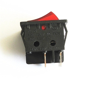 Interruttore a bilanciere KCD4 per saldatrice 30A/16A T8555 con luci, a quattro terminali - Product Image 4