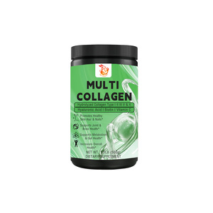 Poudre de collagène multi-sources best-seller avec acide hyaluronique, améliore la peau, les cheveux et les ongles, aide à développer la masse musculaire, complément de collagène - Product Image 1