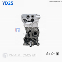 Moteur diesel remanufacturé YD25 2.5L pour Nissan Navara D22 D40 Pathfinder, bloc moteur long