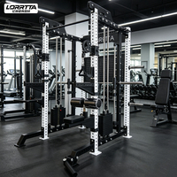 Ensemble Smith Commercial en Acier à Charge Libre, Équipement de Gymnastique en Gros, Machine de Musculation Multi-Power Rack à Charge par Disques, Vente Directe Usine