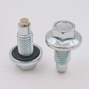 Oil Pan Magnetic Drain <b>Plug</b> Bolt For Buick Chevrolet Cadillac Ford A3 Steel 11562588 CY0110404 - Product Image 1