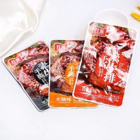 Siap untuk dimakan Kombo daging berbasis tanaman Protein tinggi Steak Vegan & makanan ringan kedelai pedas masakan Cina