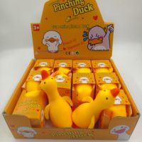 Jouet anti-stress à pincer en forme de canard, extensible, jaune, non toxique, jouet moelleux pour soulager le stress, jouet de décompression original