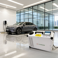 Nueva Estación de Carga Móvil para Vehículos Eléctricos 7-40kW CCS2 Gun OCPP 1.6J Tipo para Flotas Jinghu TA-DC-MD-B