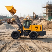 Chargeuse sur pneus diesel fabriquée en Chine, chargeuse frontale hydraulique pour travaux agricoles et de construction routière