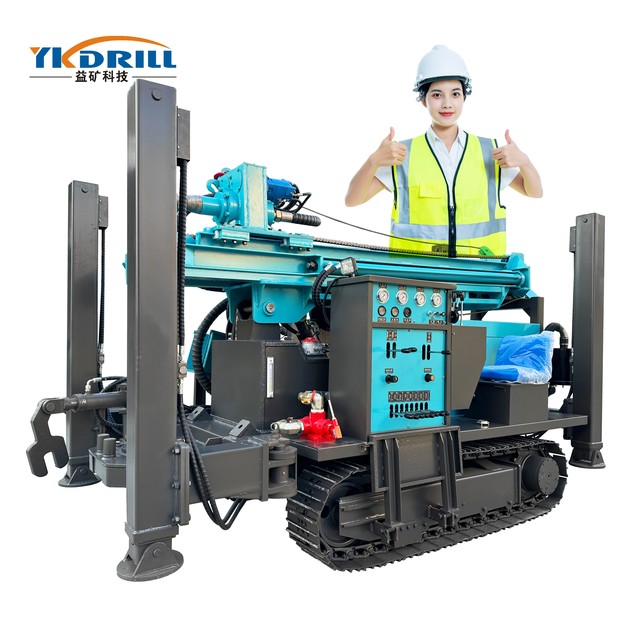 Multifunctional YK-260 Water Well Drill Rig with Rotary and Percussive Modes