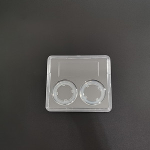 Grading Two Hole Display <strong>Box</strong> Plastic Transparent Grading <strong>Box</strong> Commemorative Coin Collection <strong>Square</strong> <strong>Box</strong> - Product Image 1