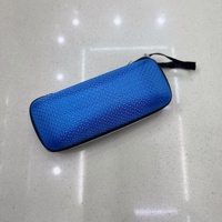 Logo personnalisé Oxford nylon tissu fermeture éclair fermer etui lunette vr boîte à lunettes étui à lunettes emballage personnalisé étui à lunettes de soleil