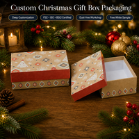 Boîte à pâtisserie personnalisée avec logo, boîte d'emballage pour bonbons, boîte en carton rigide, boîte cadeau de Noël, boîte en papier personnalisée imprimée